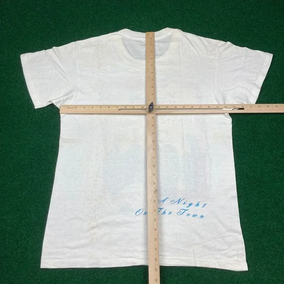Vintage Bruce Hornsby And The Range Shirt Mens XL White 1990 A Night On The Town - Picture 13 of 16